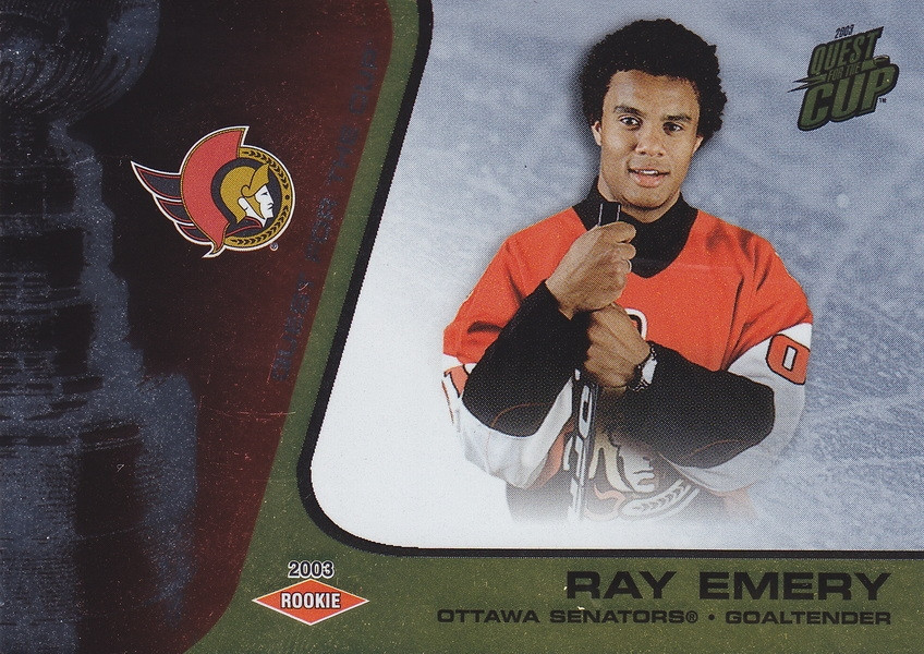 Hockey card Ray Emery