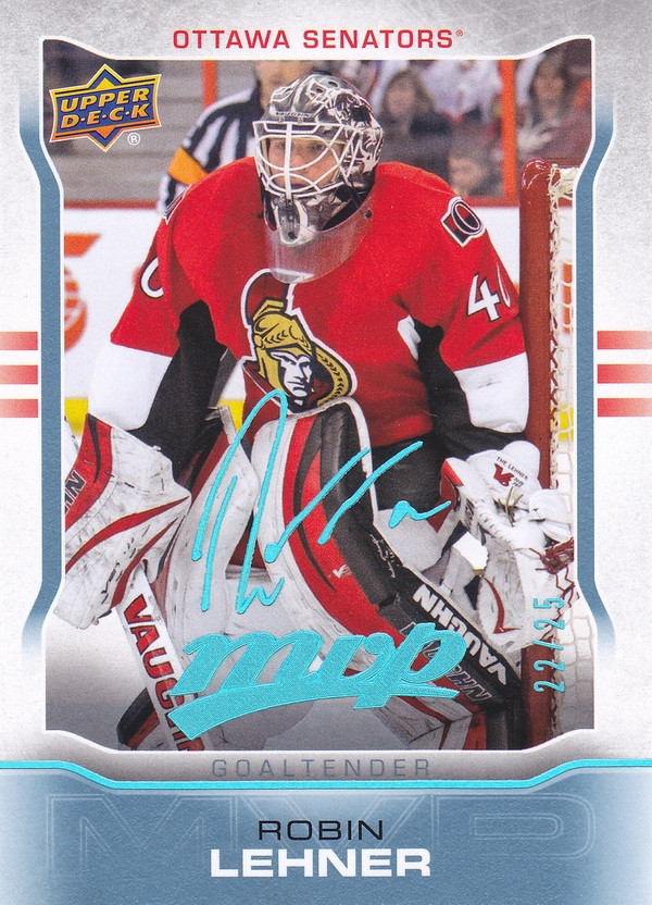 Hockey card Robin Lehner