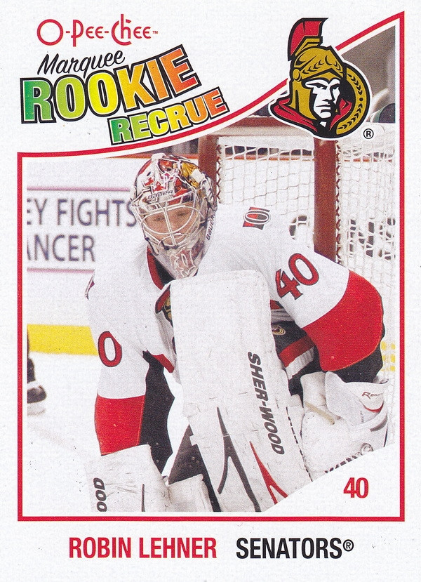 Hockey card Robin Lehner