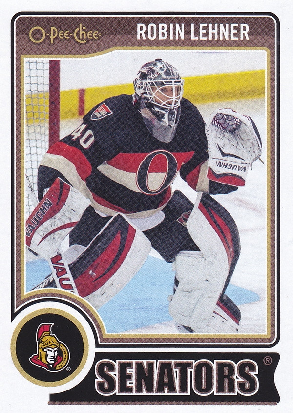 Hockey card Robin Lehner
