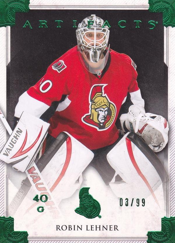 Hockey card Robin Lehner