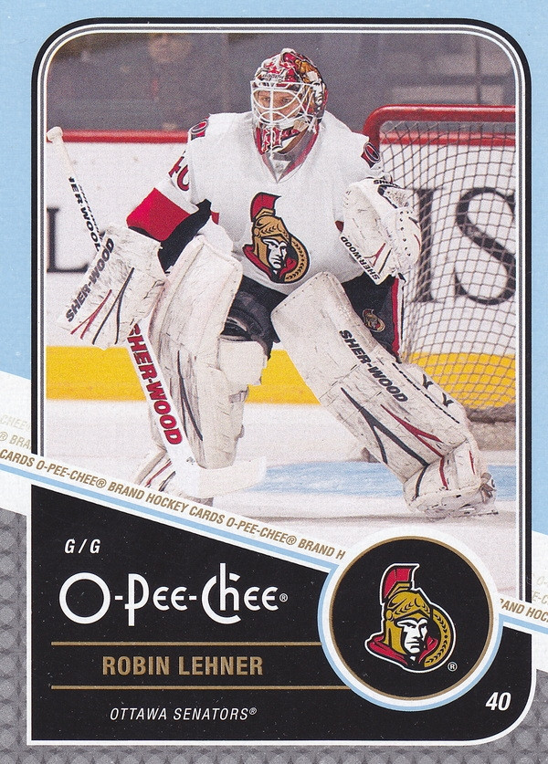 Hockey card Robin Lehner