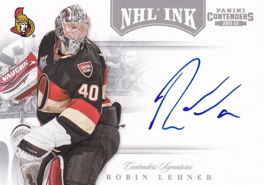 Hockey card Robin Lehner