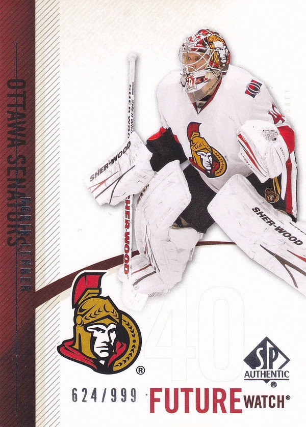 Hockey card Robin Lehner