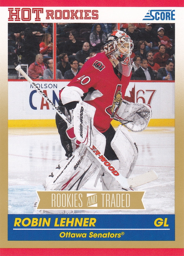 Hockey card Robin Lehner