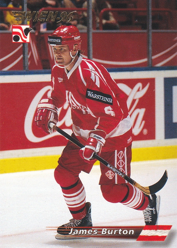 Hockey card James Burton