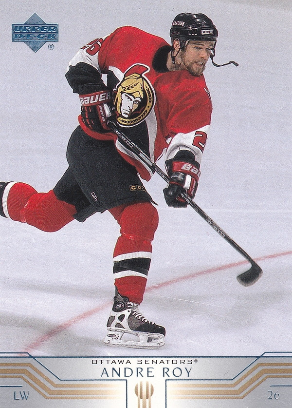 Hockey card Andre Roy