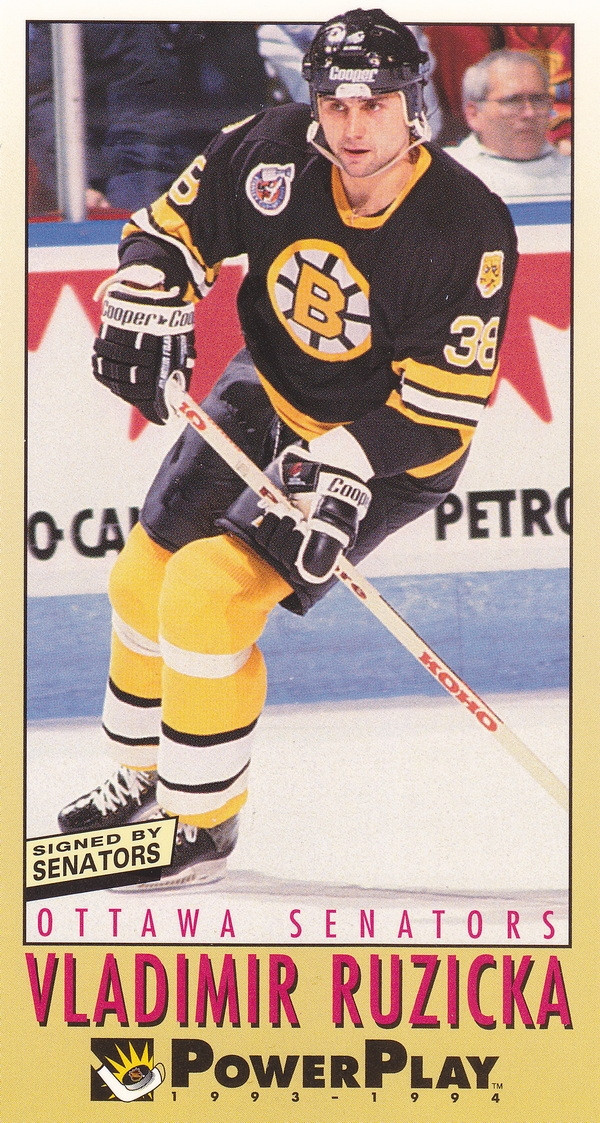 Hockey card Vladimir Ruzicka