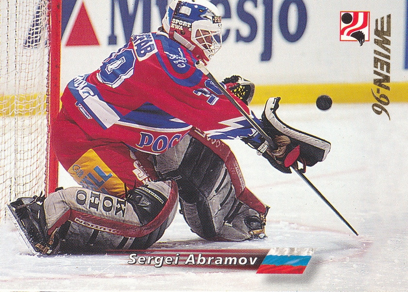 Hockey card Sergei Abramov