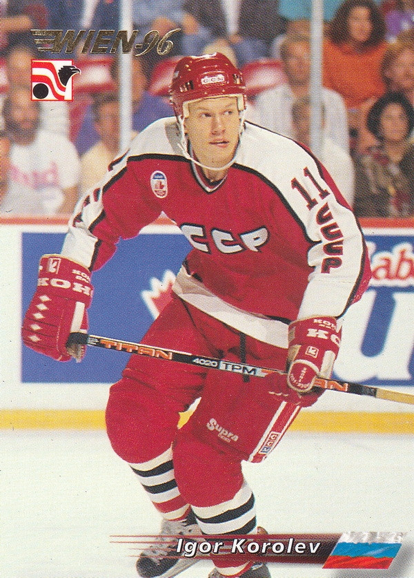 Hockey card Igor Korolev