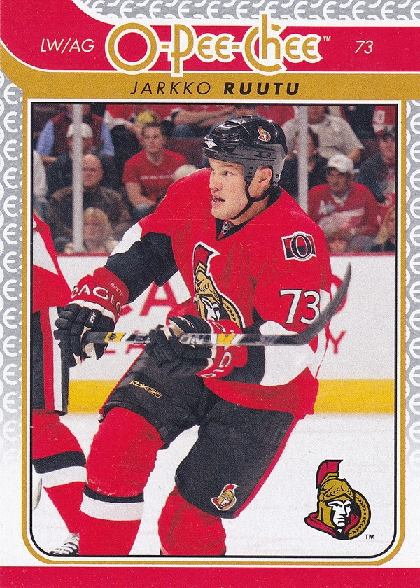 Hockey card Jarkko Ruutu