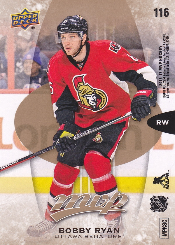 Hockey card Bobby Ryan