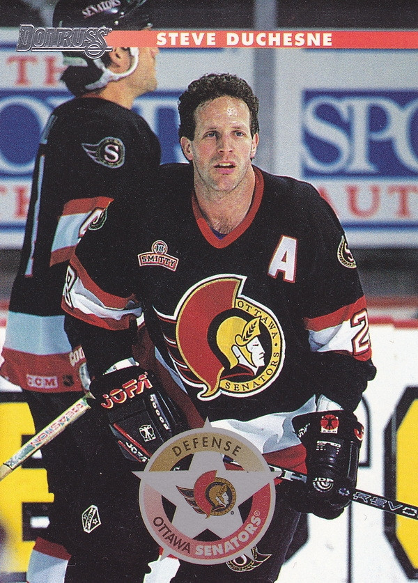 Hockey card Steve Duchesne