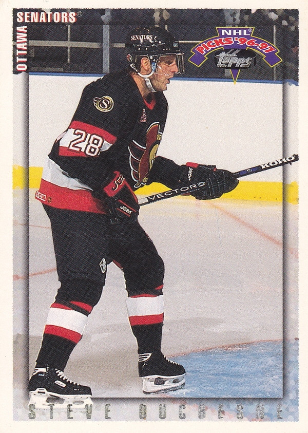 Hockey card Steve Duchesne
