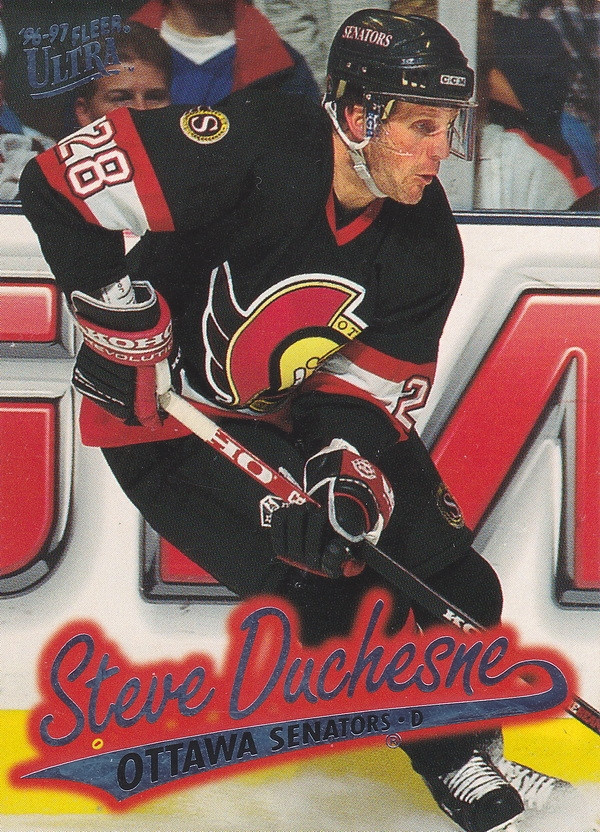 Hockey card Steve Duchesne