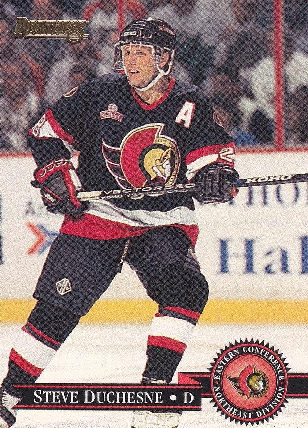 Hockey card Steve Duchesne