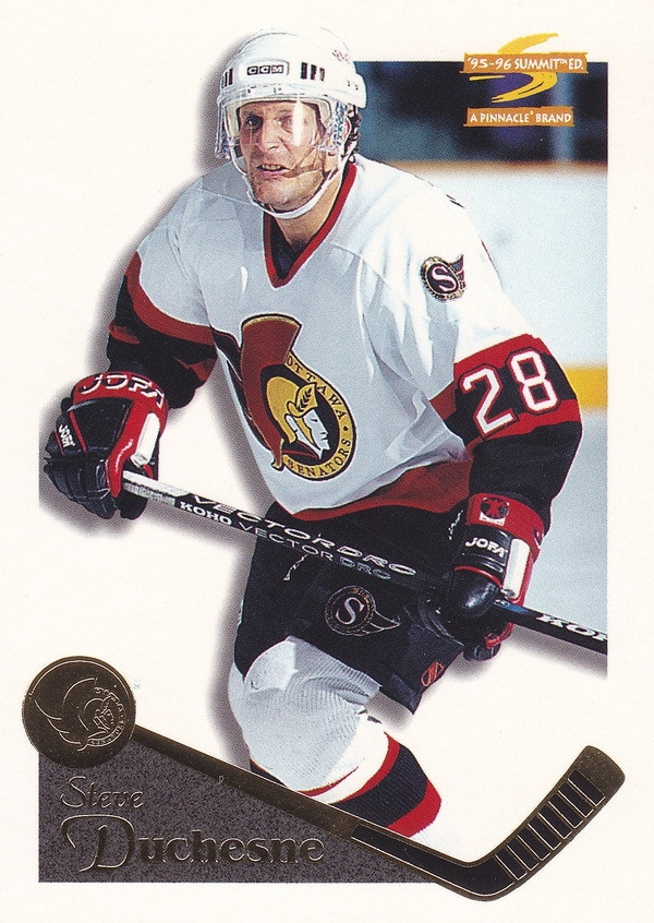 Hockey card Steve Duchesne
