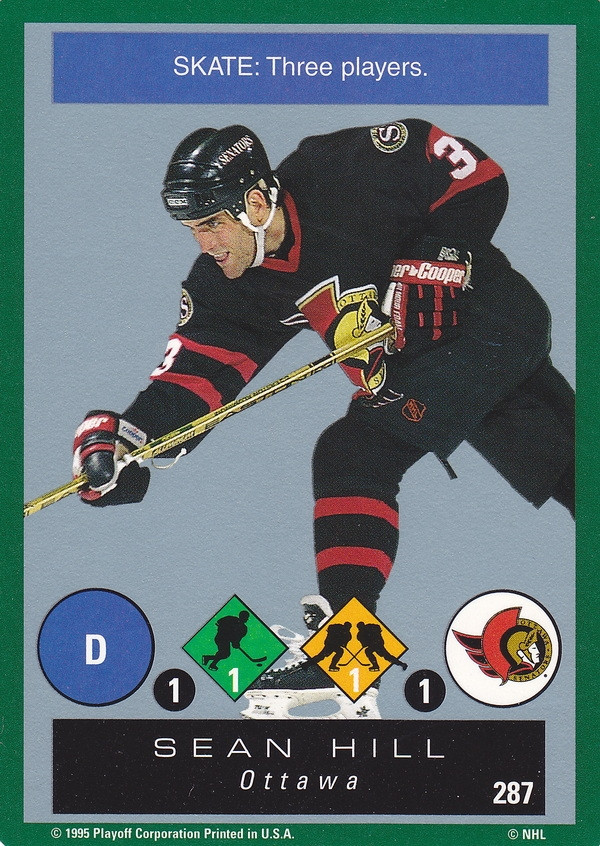 Hockey card Sean Hill
