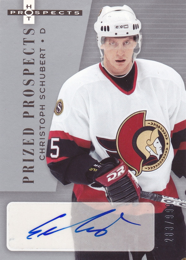 Hockey card Christoph Schubert