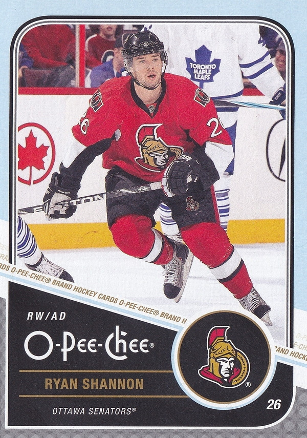 Hockey card Ryan Shannon