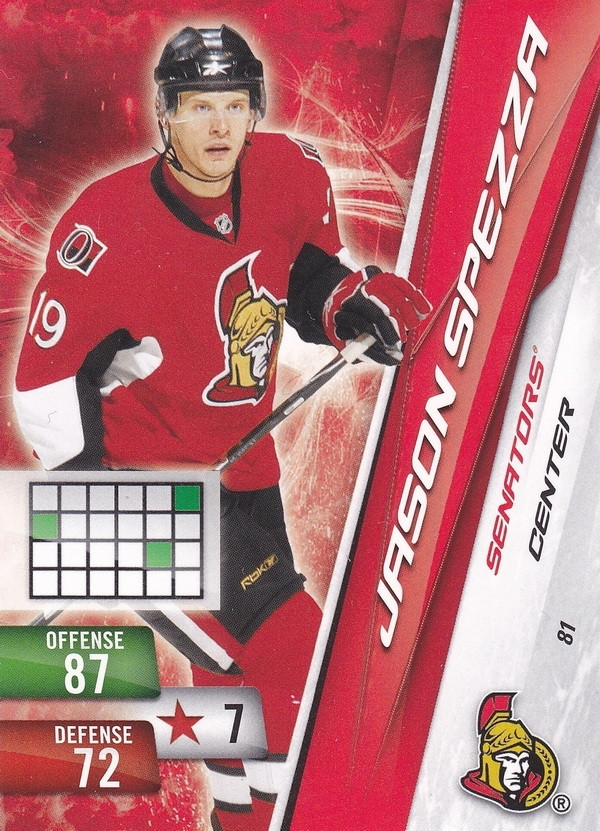 Hockey card Jason Spezza