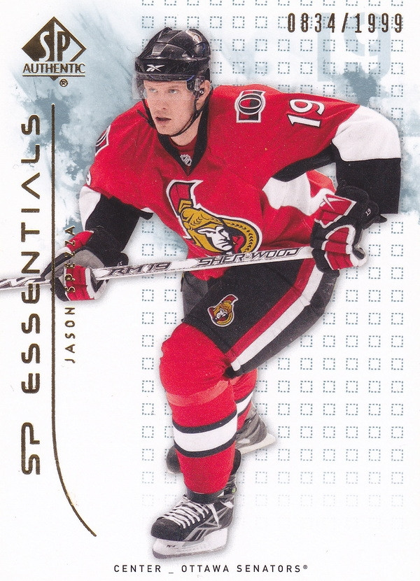 Hockey card Jason Spezza