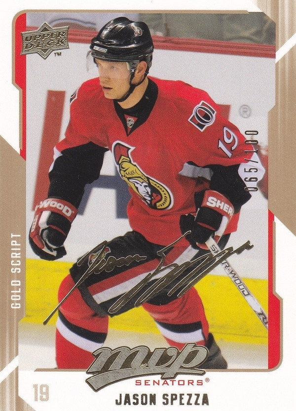 Hockey card Jason Spezza
