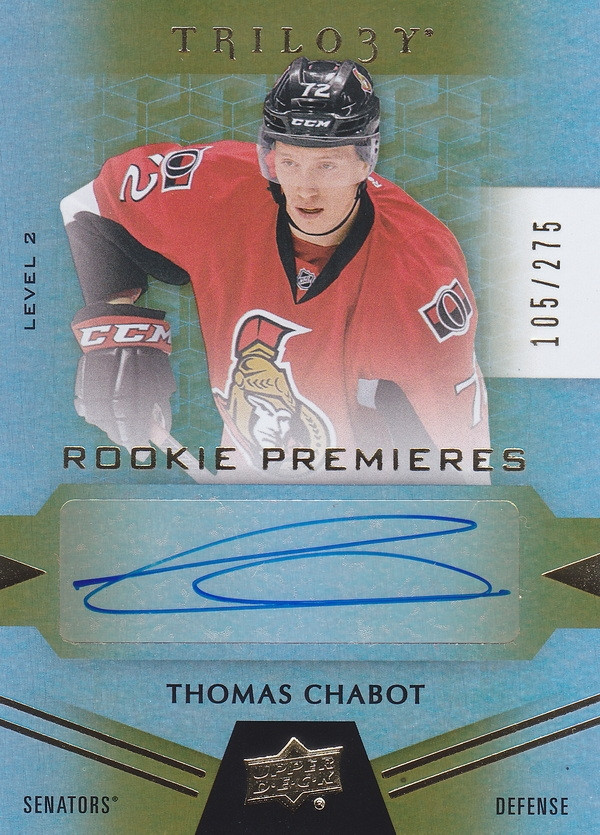 Hockey card Thomas Chabot