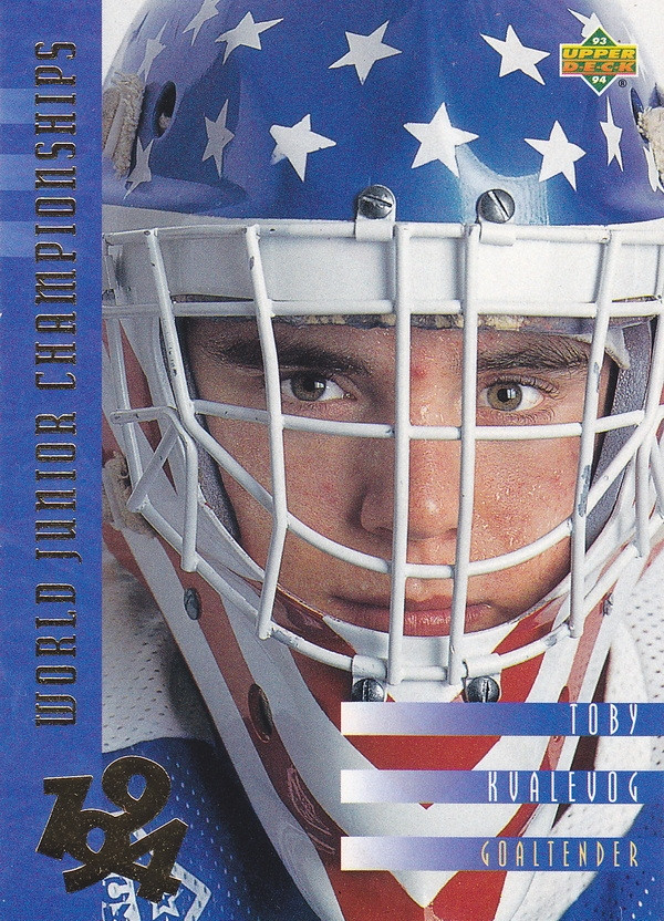 Hockey card Toby Kvalevog