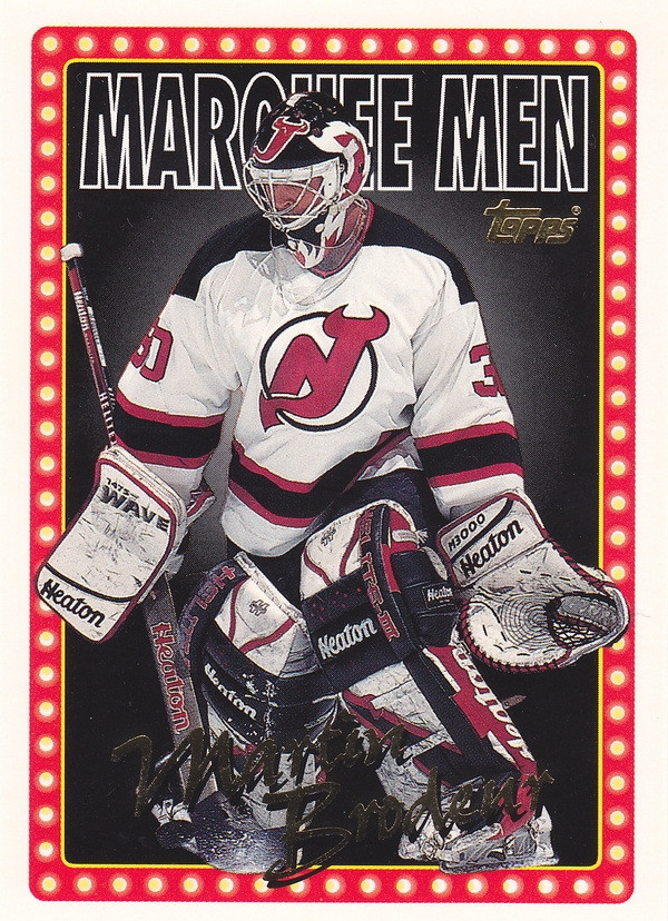 Hockey card Martin Brodeur