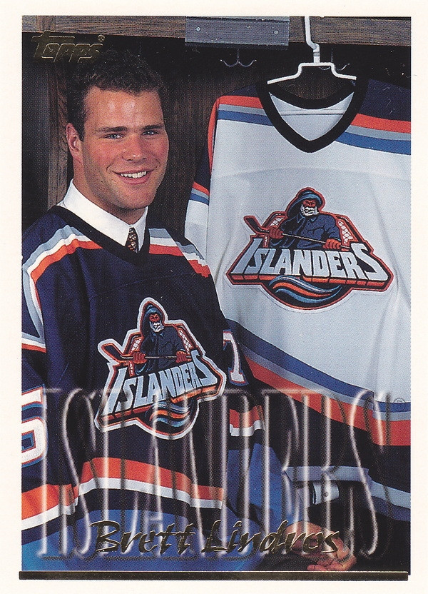 Hockey card Brett Lindros