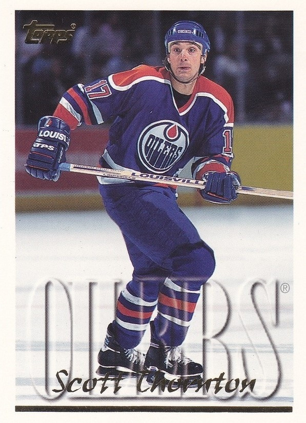 Hockey card Scott Thornton