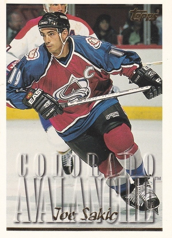 Hockey card Joe Sakic