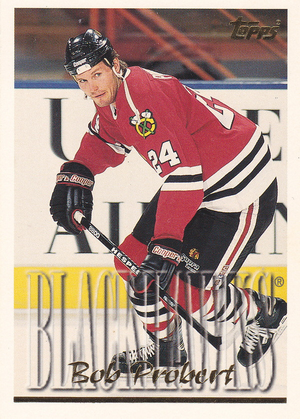 Hockey card Bob Probert
