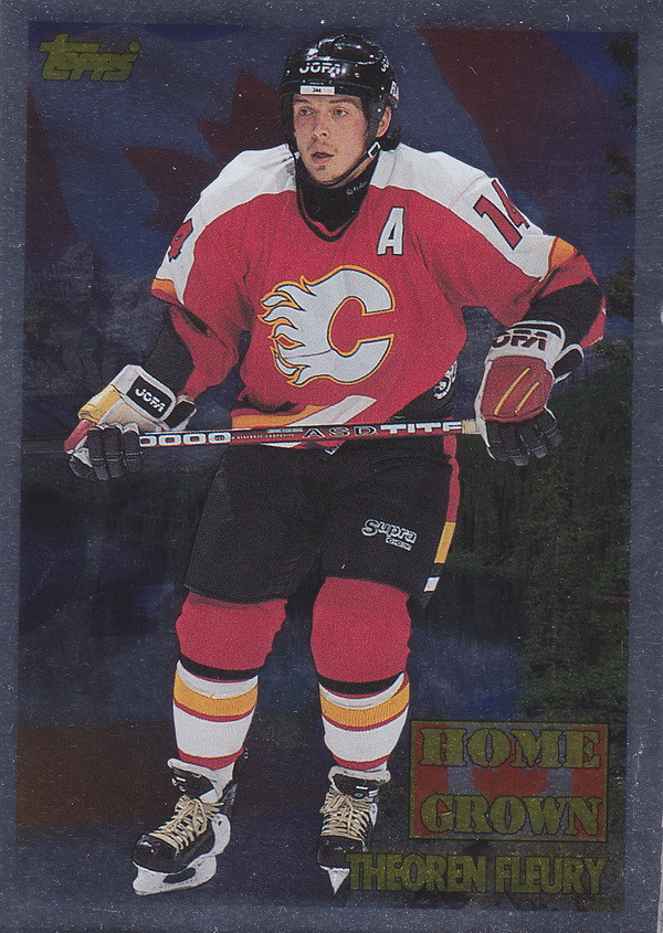 Hockey card Theoren Fleury