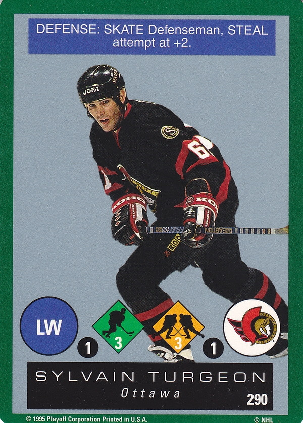 Hockey card Sylvain Turgeon