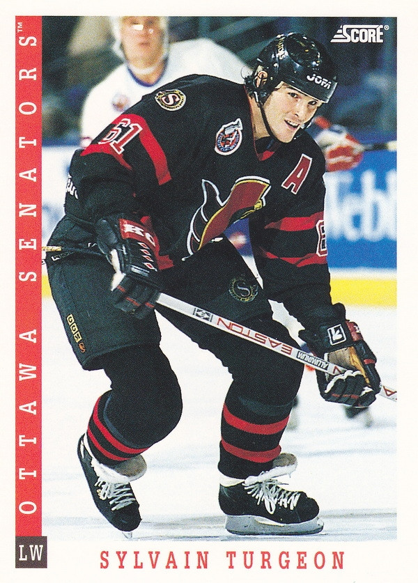 Hockey card Sylvain Turgeon