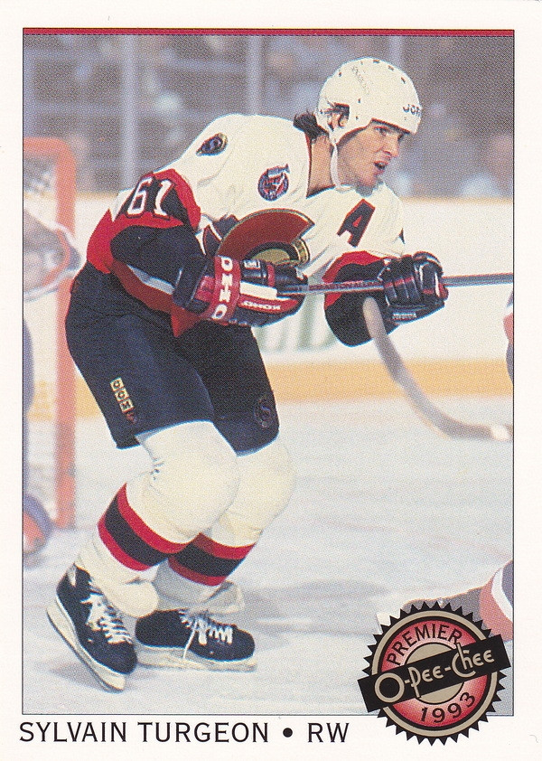 Hockey card Sylvain Turgeon