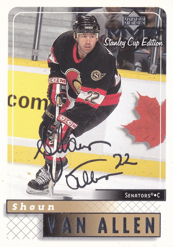 Hockey card Shaun Van Allen