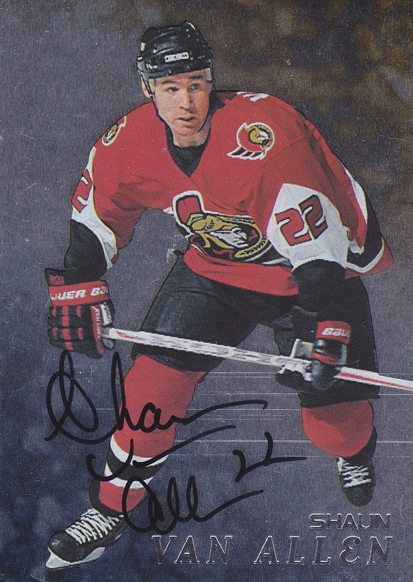 Hockey card Shaun Van Allen