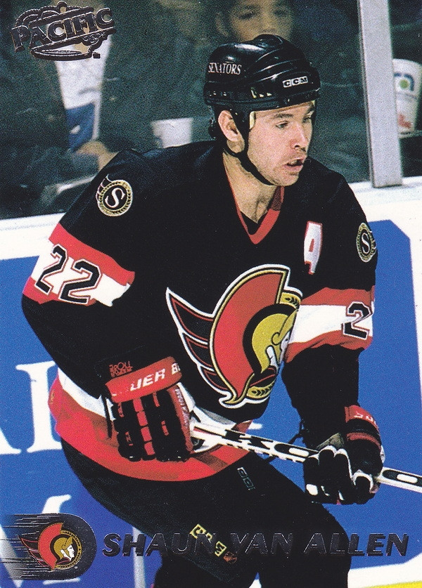 Hockey card Shaun Van Allen