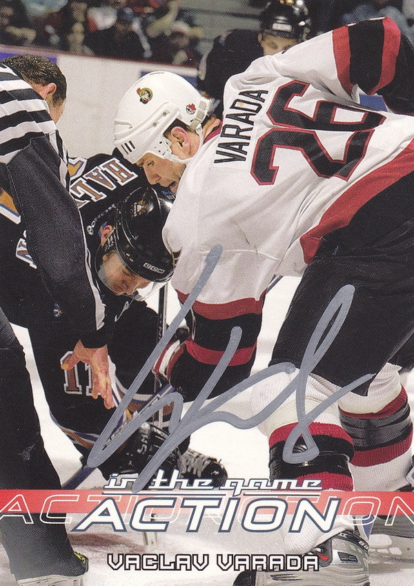 Hockey card Vaclav Varada