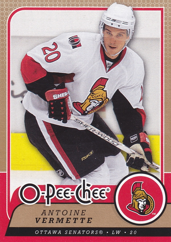 Hockey card Antoine Vermette