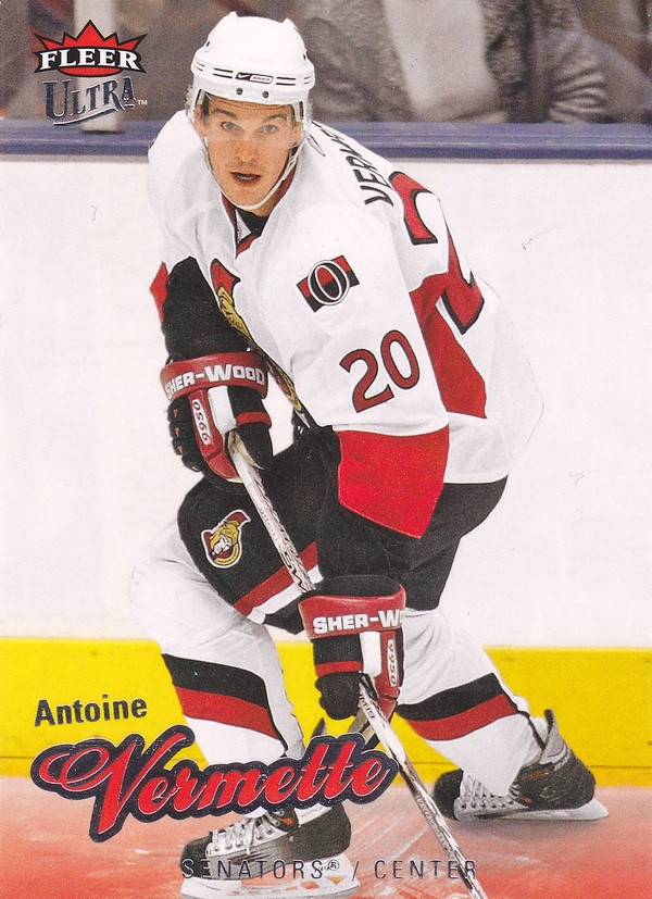 Hockey card Antoine Vermette
