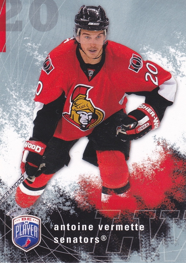 Hockey card Antoine Vermette
