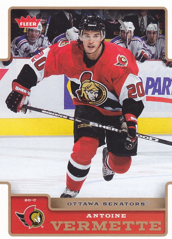 Hockey card Antoine Vermette