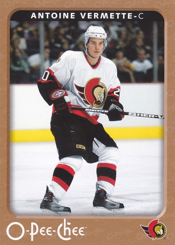 Hockey card Antoine Vermette