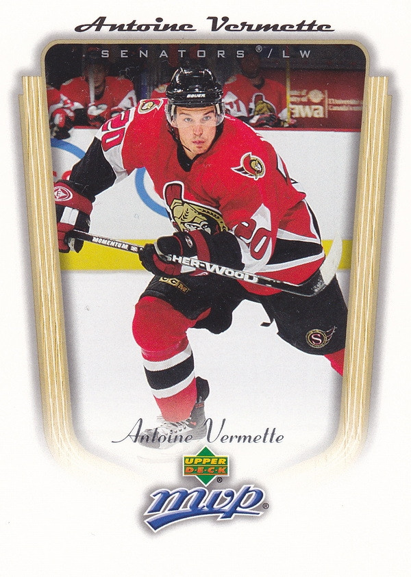 Hockey card Antoine Vermette