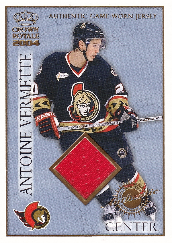 Hockey card Antoine Vermette