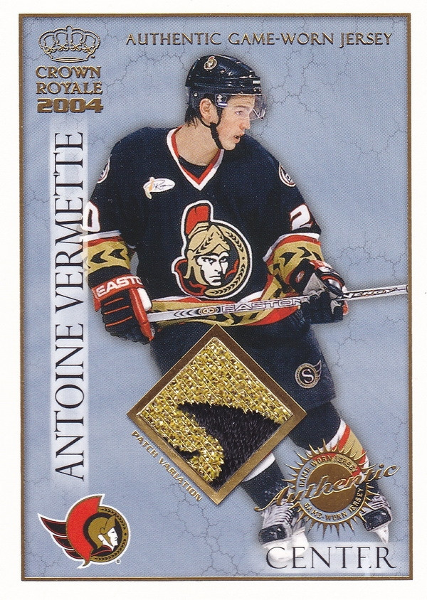 Hockey card Antoine Vermette